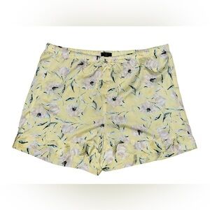Ann Taylor Sleep Yellow Floral Pajama/Lounge Shorts